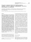 Research paper thumbnail of Prospective randomized clinical trial comparing high-dose ifosfamide + GM-CSF vs high-dose cyclophosphamide + GM-CSF for blood progenitor cell mobilization