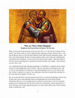 Research paper thumbnail of "Why are These Saints Hugging?--A Homily for the Feast of SS. Peter & Paul" by VK McCarty