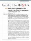 Research paper thumbnail of Shell-ferromagnetism of nano-Heuslers generated by segregation under magnetic field