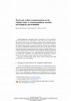 Research paper thumbnail of Work and welfare transformations in the climate crisis: A research pathway towards an ecological, just transition