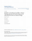 Research paper thumbnail of Module 2: Greenhouse Gas Effect - Project: Training educators for the development of educational activities on climate change