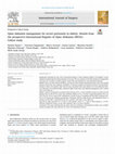 Research paper thumbnail of Open abdomen management for severe peritonitis in elderly. Results from the prospective International Register of Open Abdomen (IROA): Cohort study