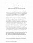 Research paper thumbnail of Wit(h)nessing Zincland: From the affective encounter to unfolding a shadow country in the Anthropocene-in-the-making