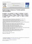 Research paper thumbnail of Epidemiological features of Turkish patients with sarcoidosis