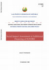 Research paper thumbnail of Social impact assessment of additional financing of SUFORD