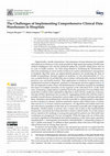 Research paper thumbnail of The Challenges of Implementing Comprehensive Clinical Data Warehouses in Hospitals