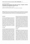 Research paper thumbnail of Microsurgical Reconstruction of the Nasal Ala using a Composite Auricular Graft Based on the Superficial Temporal Vessels