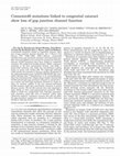 Research paper thumbnail of Connexin46 mutations linked to congenital cataract show loss of gap junction channel function