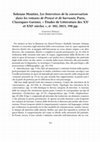 Research paper thumbnail of Solenne Montier, Les Interstices de la conversation dans les romans de Proust et de Sarraute, Paris, Classiques Garnier, « Études de Littérature des XXe et XXIe siècles », n° 102, 2021, 390 pp.