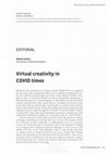 Research paper thumbnail of Virtual creativity in COVID times