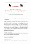 Research paper thumbnail of Ditransitive Constructions: Creole Languages In A Cross-Linguistic Perspective