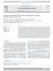 Research paper thumbnail of Analysis of particle shape effect on the discharging of non-spherical particles in HTR-10 reactor core