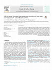 Research paper thumbnail of HTR-PM-based 3D pebble flow simulation on the effects of base angle, recirculation mode and coefficient of friction