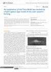 Research paper thumbnail of An explanation of the titius-bode law resulted by a Kant-Laplace type model of the solar system’s forming