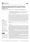 Research paper thumbnail of Proposal of a Multi-Criteria Model for the Evaluation of Territorial Development Plans: An Application in Chile’s Lagging Areas