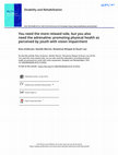 Research paper thumbnail of You need the more relaxed side, but you also need the adrenaline: promoting physical health as perceived by youth with vision impairment