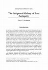 Research paper thumbnail of Guy G. Stroumsa, “The Scriptural Galaxy of Late Antiquity,” in Josef Lössl and Nicholas J. Baker-Brian, eds., The Companion to Religion in Late Antiquity (Hoboken, N.J.: John Wiley, 2018), 553-570