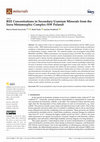 Research paper thumbnail of REE Concentrations in Secondary Uranium Minerals from the Izera Metamorphic Complex (SW Poland)