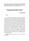 Research paper thumbnail of “Cuando  dios y la patria lo demandan”: acerca de la (im)posibilidad queer del 
“folklore argentino”. REVISTA ZONA FRANCA, 2022, Nro 30.