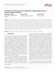 Research paper thumbnail of The paths from walk preference to walk behavior: Applying latent factors in structural equation modeling