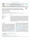 Research paper thumbnail of Exploring the relationship between extramural English, self-efficacy, gender, and learning outcomes: A mixed-methods study in a Norwegian upper-secondary school