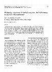 Research paper thumbnail of Molecular structure of methyl acrylate: the high energy s-trans-(CO) conformer