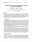 Research paper thumbnail of Characterisation of vortex shedding on a hydrofoil using PIV measurements