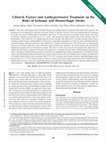 Research paper thumbnail of Lifestyle Factors and Antihypertensive Treatment on the Risks of Ischemic and Hemorrhagic Stroke