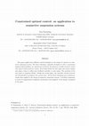 Research paper thumbnail of Constrained optimal control: an application to semiactive suspension systems