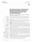 Research paper thumbnail of The Clinical Picture of Psychosis in Manifest Huntington's Disease: A Comprehensive Analysis of the Enroll-HD Database