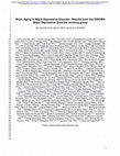 Research paper thumbnail of Brain Aging in Major Depressive Disorder: Results from the ENIGMA Major Depressive Disorder working group