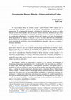 Research paper thumbnail of Presentación: Dossier Historia y Género en América Latina