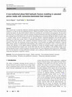 Research paper thumbnail of A non-isothermal phase-field hydraulic fracture modeling in saturated porous media with convection-dominated heat transport