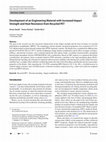 Research paper thumbnail of Development of an Engineering Material with Increased Impact Strength and Heat Resistance from Recycled PET