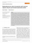 Research paper thumbnail of Relationship between spectral induced polarization and hydraulic properties of saturated and unsaturated sandstone