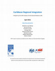 Research paper thumbnail of Caribbean Regional Integration