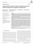 Research paper thumbnail of Is genetic drift to blame for testicular dysgenesis syndrome in Semliki chimpanzees (Pan troglodytes schweinfurthii)?