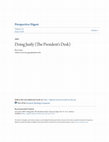 Research paper thumbnail of Doing Justly (The President\u27s Desk)