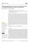 Research paper thumbnail of Unveiling Supply Chain Nervousness: A Strategic Framework for Disruption Management under Fuzzy Environment