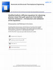 Research paper thumbnail of Modified Ballistic–Diffusive Equations for Obtaining Phonon Mean Free Path Spectrum from Ballistic Thermal Resistance: II. Derivation of Integral Equation Based on Ballistic Thermal Resistance