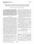 Research paper thumbnail of Further results on Lyapunov-Krasovskii functionals via nonlinear small-gain conditions for interconnected retarded iISS systems