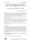 Research paper thumbnail of O DISCRETO CHARME DO BÁSICO: REFLEXÕES SOBRE A PRÁTICA DO ENSINO DO DIREITO ADMINISTRATIVO NA UERJ ON TEACHING ADMINISTRATIVE LAW AT UERJ