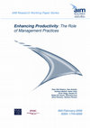 Research paper thumbnail of Enhancing Productivity: The Role of Management Practices