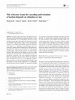 Research paper thumbnail of The reference frame for encoding and retention of motion depends on stimulus set size