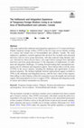 Research paper thumbnail of The Settlement and Integration Experience of Temporary Foreign Workers Living in an Isolated Area of Newfoundland and Labrador, Canada