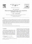 Research paper thumbnail of Raman and infrared spectroscopy of Ge nanoparticles embedded in ZnO matrix