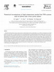 Research paper thumbnail of Numerical investigations of high temperature packed bed TES systems used in hybrid solar tower power plants