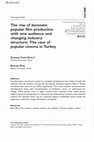 Research paper thumbnail of The rise of domestic popular film production with new audience and changing industry structure: The case of popular cinema in Turkey