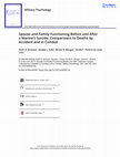 Research paper thumbnail of Spouse and Family Functioning Before and After a Marine’s Suicide: Comparisons to Deaths by Accident and in Combat