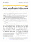 Research paper thumbnail of Farmers’ knowledge and perception of enset Xanthomonas wilt in southern Ethiopia